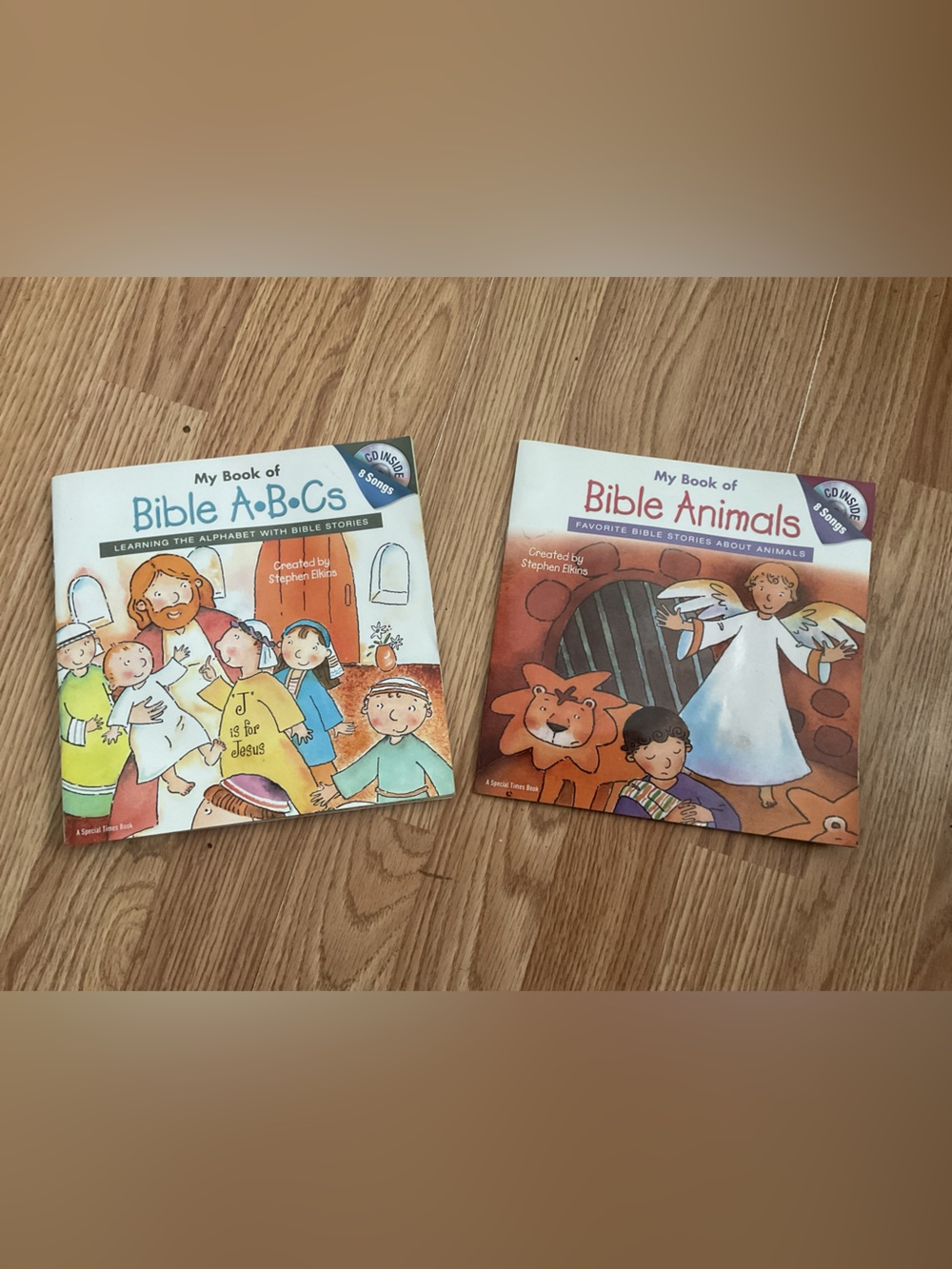 WONDER KIDS BIBLE STORIES SONG BKS.2/w/CD 8songs n each book